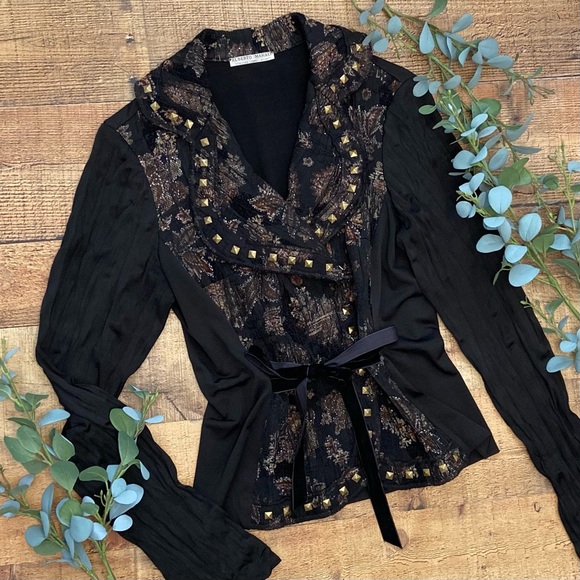 ALBERTO MAKALI Gorgeous Jacket that Ties in Front - Picture 10 of 11